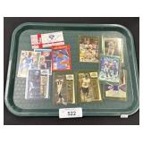 Various Sports Trading Cards.