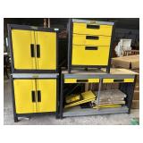 Stanley Work Bench and Cabinets.