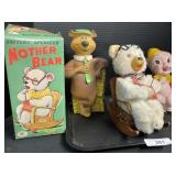 Vintage Character Banks, Battery Operated Toy.