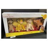 NOS The Lion King Plush Collector Set.