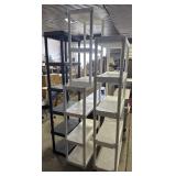 (4) Rubbermaid Shelves.