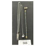 Sterling Silver Necklaces, Bracelet & Earrings.