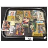 Various Sports Trading Cards.