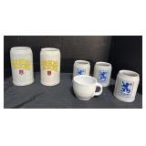 Dinkel Acker Stoneware Steins, Lï¿½wenbrï¿½u Mï¿½nchen