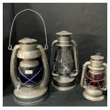 Elgin, Dietz, New Pilot Railroad Lanterns.