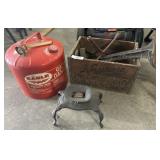 Keystone Soda Adv Crate, Gas Can, Cherry.
