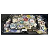 3 Trays Of Baseball & Basketball Cards.