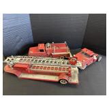 Tin Toy Firetrucks.