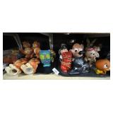 Vtg Mickey Mouse Coin Bank, Esso The Tiger Coin