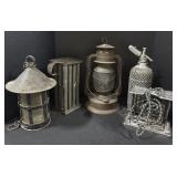 Tin Candle Mold, Lanterns, Universal Toaster.