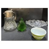 Victorian German Silver Plated Glass Lemonade