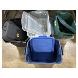 6 Storage Totes.