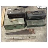 Toolboxes w/ Tools, Machinist Tools.