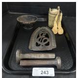 Antique Cobblers Tools, Decorative Vase, Skyphos.