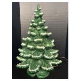 Vintage Ceramic Lighted Christmas Tree.