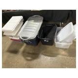 8 Storage Totes.