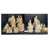 3 Trays Of Various David Winters Buildings.