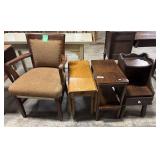 End Tables and Chair.