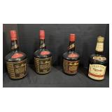 4 Liquor Bottles.