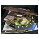 Vintage Dart Boards, Wooden Molds, Wood Toys.