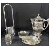 Reed & Barton Victorian Silver Plated Tilting Ice