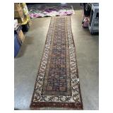 Antique Rug Runner & Vintage Woven Rug.