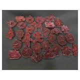 Vintage Plastic Christmas / Cookie Cutters.