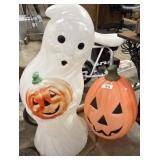 2 Halloween Blow Molds.