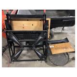 Saw Table, Leaf Blower, Rolling Stool.