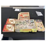 Vintage Marx & Gilbert Toys, Scale Models.