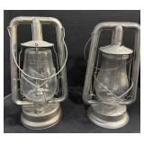 2 Deitz Oil Burning Lanterns.