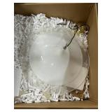 Art Glass Hanging Light Fixture.