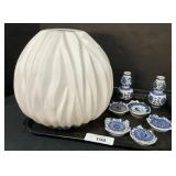 Porcelain Napoli Vase, Blue & White Vases.