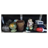 Globe, Egg & Santa Coin Banks.