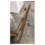 Wooden Fishing Rods.