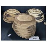 Early Small Handmade Baskets.