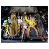 Cowboy & Indian Action Figures.
