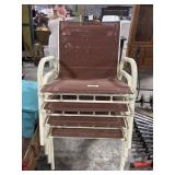 4 Outdoor Chairs.