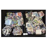 2 Trays Of Baseball Cards, Topps, Upper Deck.