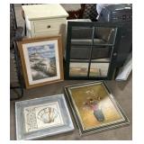 3 Art Prints & 1 Mirror Window Decor.