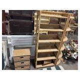 Wicker Shelving and Organizer.