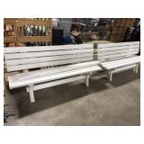 2 Plastic Table Benches.