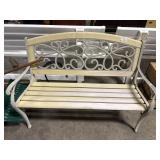 Clean Porch Bench.