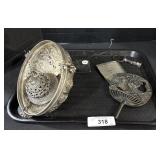Decorative Hanging Lantern, Cast Iron Japanese