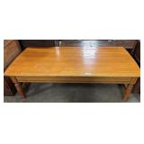 Large Wooden Coffee Table.