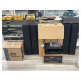 Sony Speaker System, Yamaha Receiver.