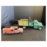 Tin Toy Trucks.