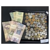Foreign Coins & Paper Money.
