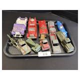 Various Toy Cars.