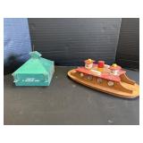 Wooden Boat, Sand Hopper.